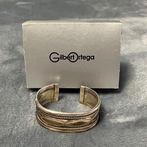 Gilbert Ortega Sterling Silver Cuff Bracelet
